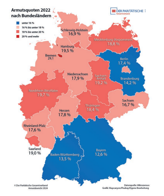 Armutsquote nach BL
